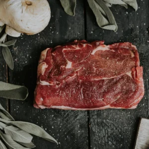 Beef rib eye steak from Pure Valley Farms