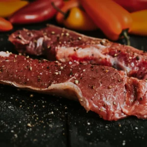 Beef strip loin steak from Pure Valley Farms