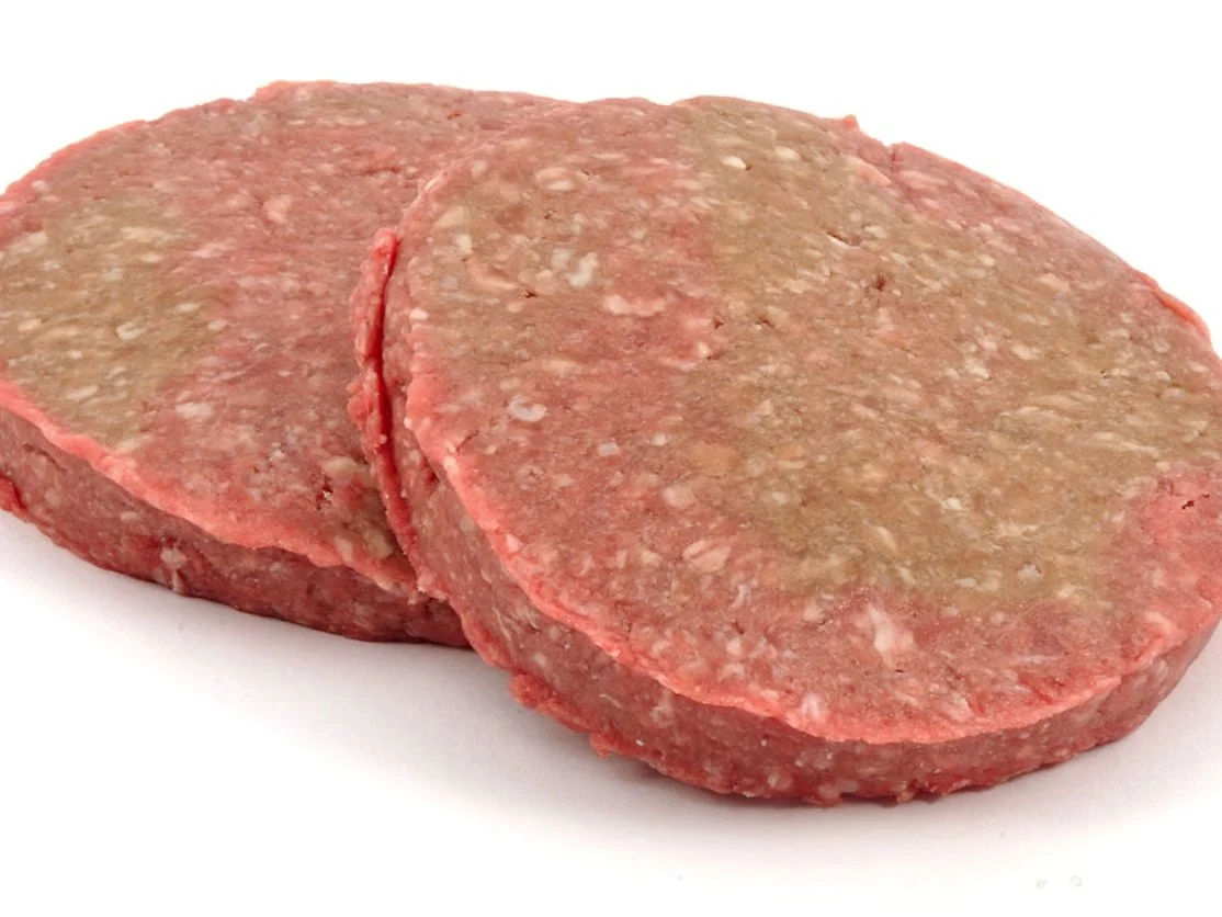 Six-ounce beef burger patties from Pure Valley Farms