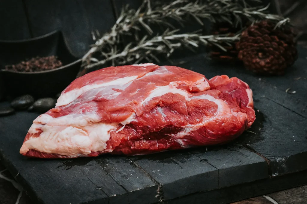 Beef brisket from Pure Valley Farms, raised near Rosthern, Saskatchewan